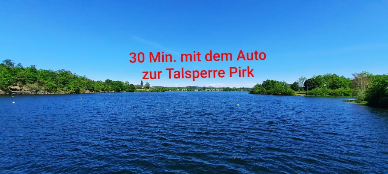 Ferienwohnung "Blick Mylau" - Naehe Freizeitpark Plohn & Weltgroesster Ziegelsteinbruecke Reichenbach im Vogtland Ngoại thất bức ảnh
