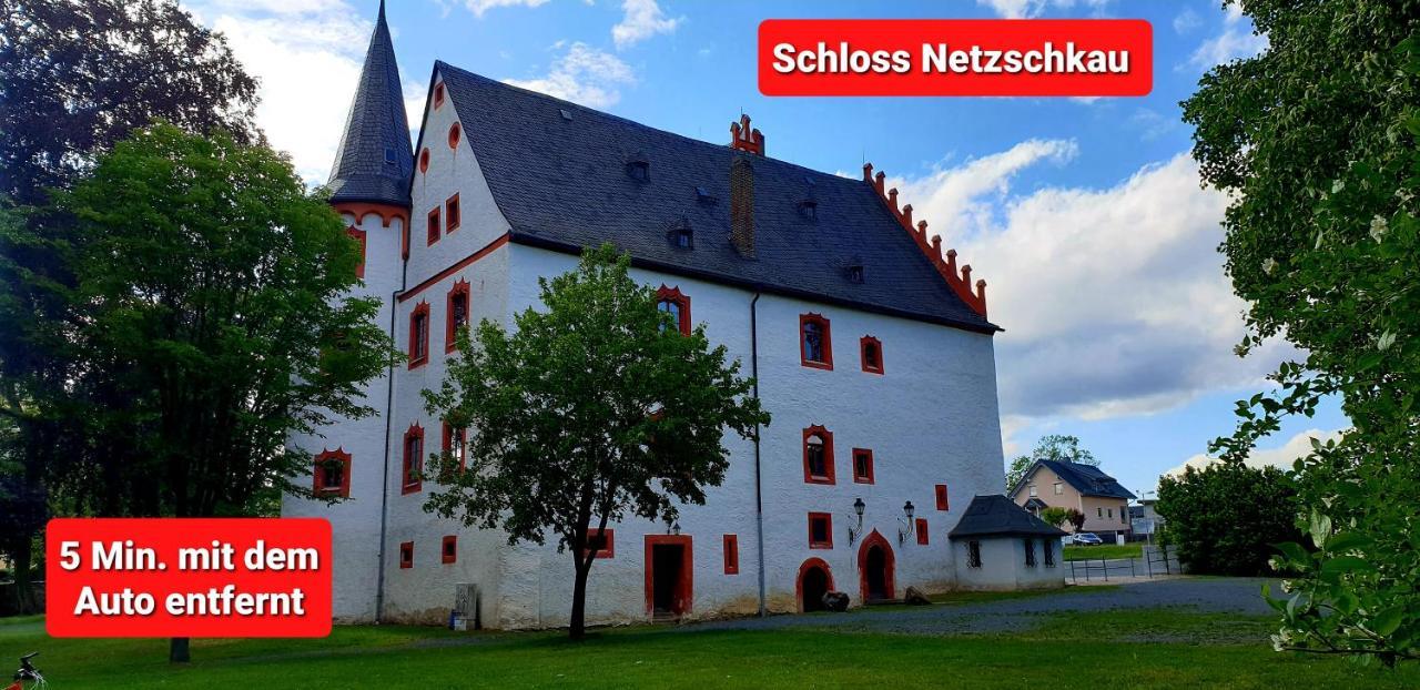 Ferienwohnung "Blick Mylau" - Naehe Freizeitpark Plohn & Weltgroesster Ziegelsteinbruecke Reichenbach im Vogtland Ngoại thất bức ảnh