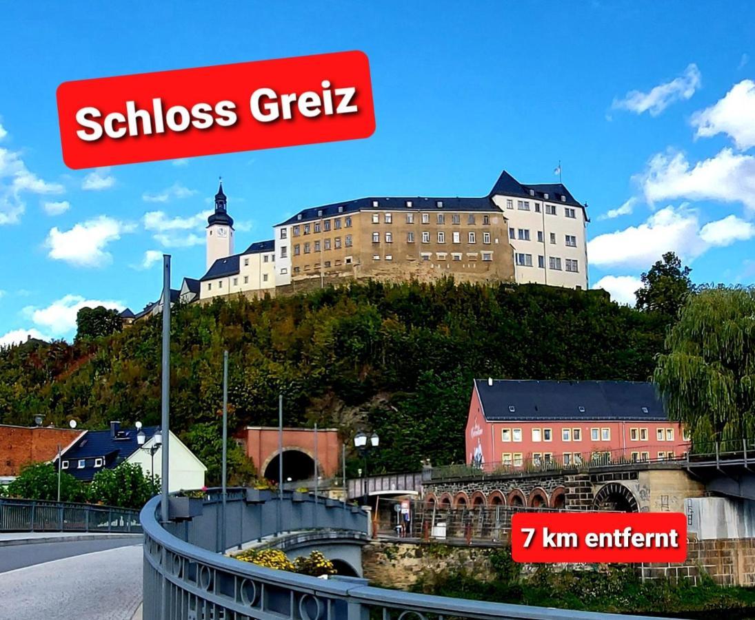Ferienwohnung "Blick Mylau" - Naehe Freizeitpark Plohn & Weltgroesster Ziegelsteinbruecke Reichenbach im Vogtland Ngoại thất bức ảnh